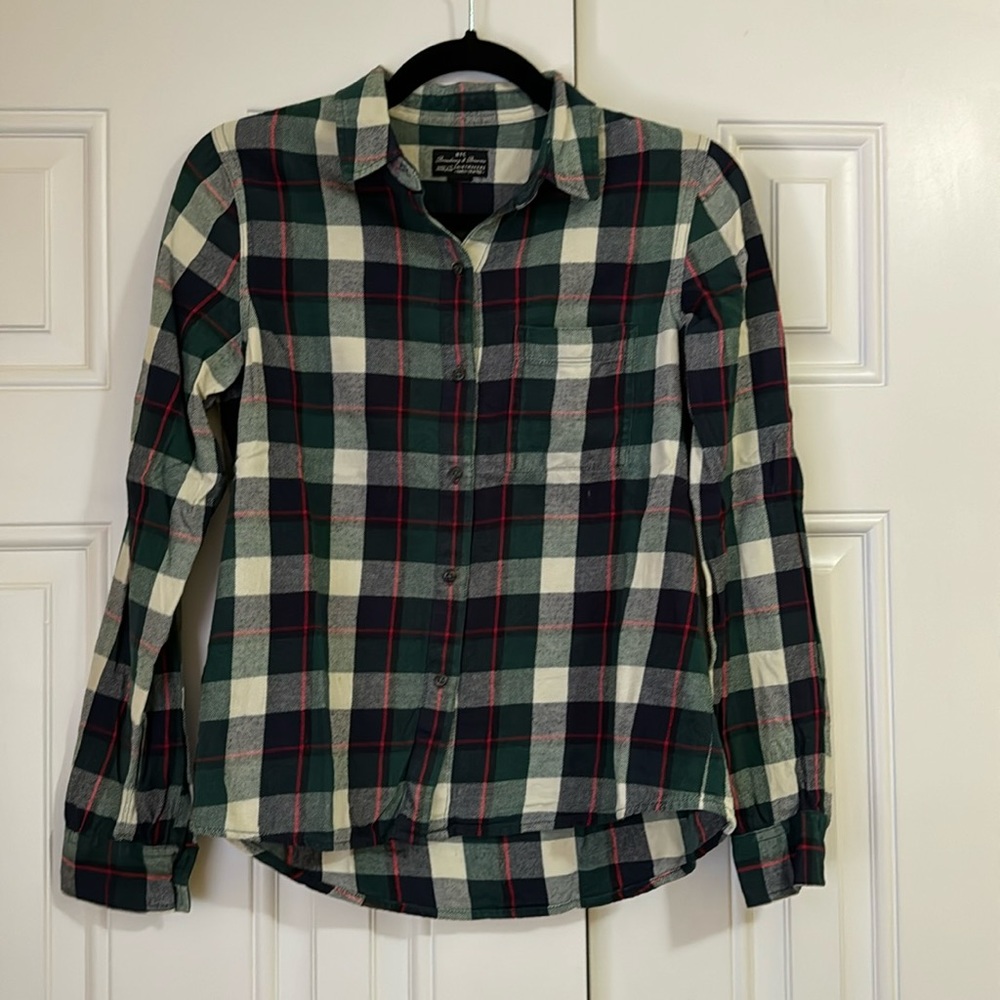Madewell Plaid Button Up Shirt